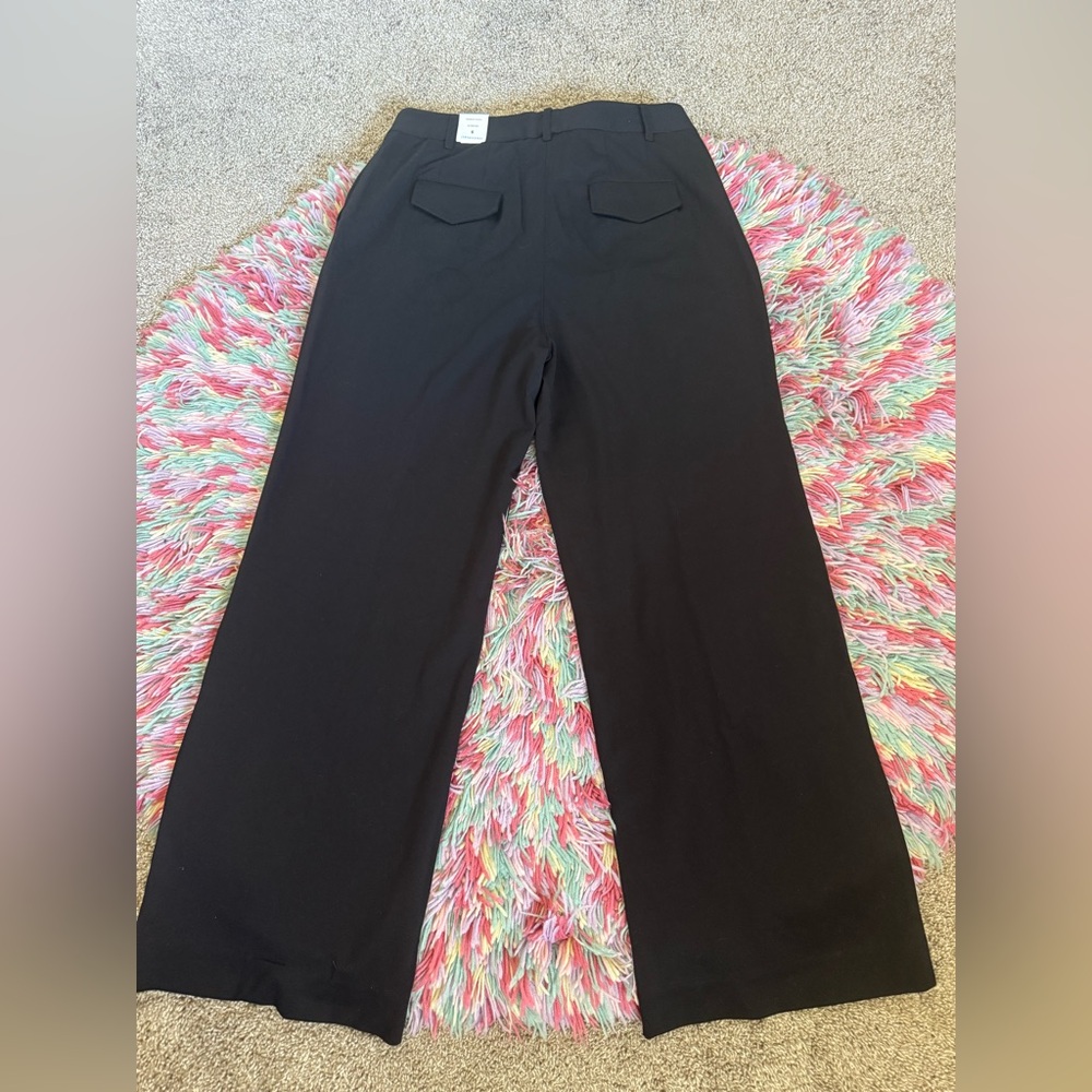 J. McLAUGHLIN “Newman” Black Pants Trousers. Size 6 NWT. Fully Lined.